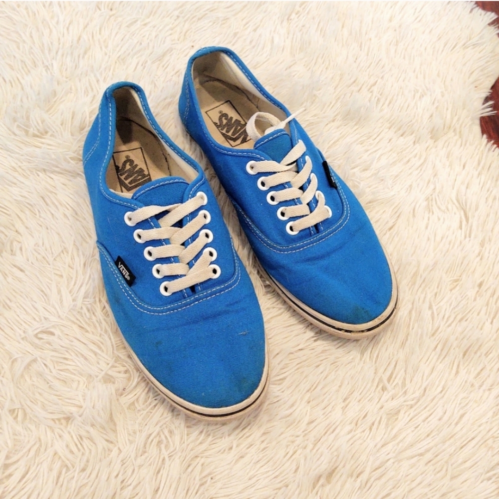 Bright Blue Vans Sneakers